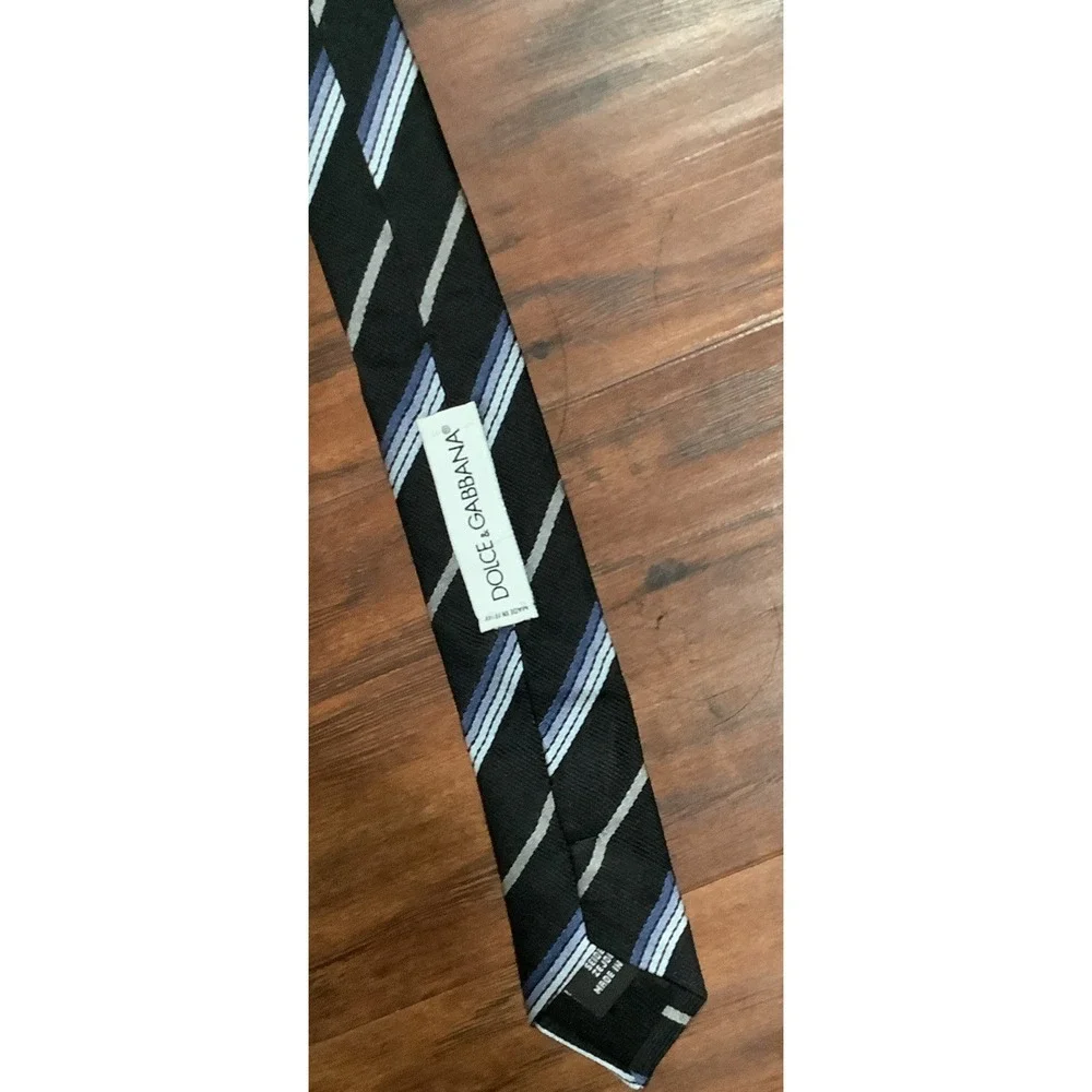 Dolce & Gabbana Made in Italy Men's Silk Neck Tie Striped